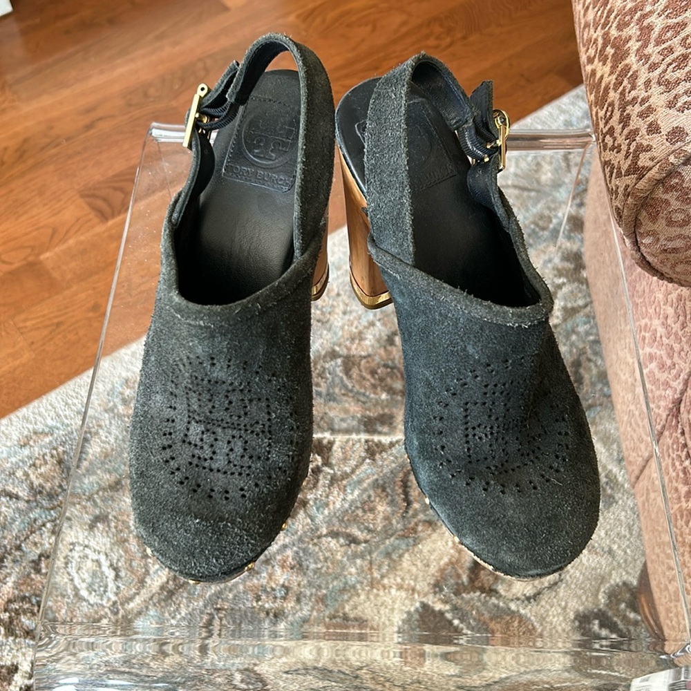 Tory Burch black clogs